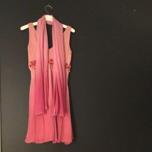 Malini Ramani pink cocktail dress